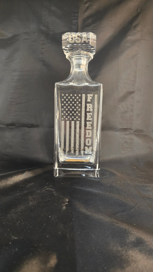 887mL Freedom Whiskey Decanters