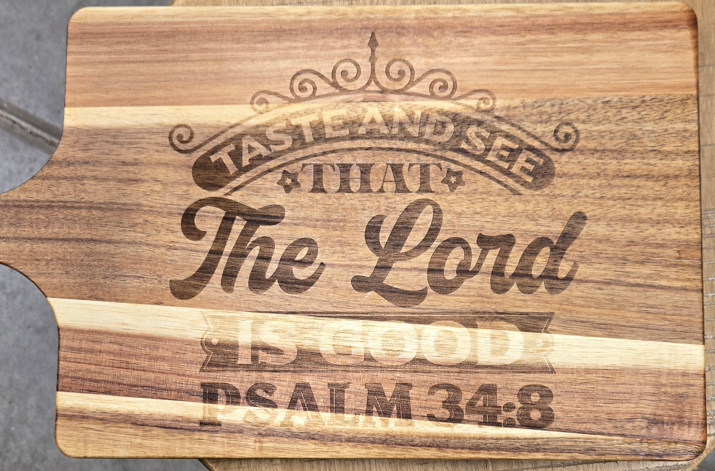 "Taste and See" Serving Board