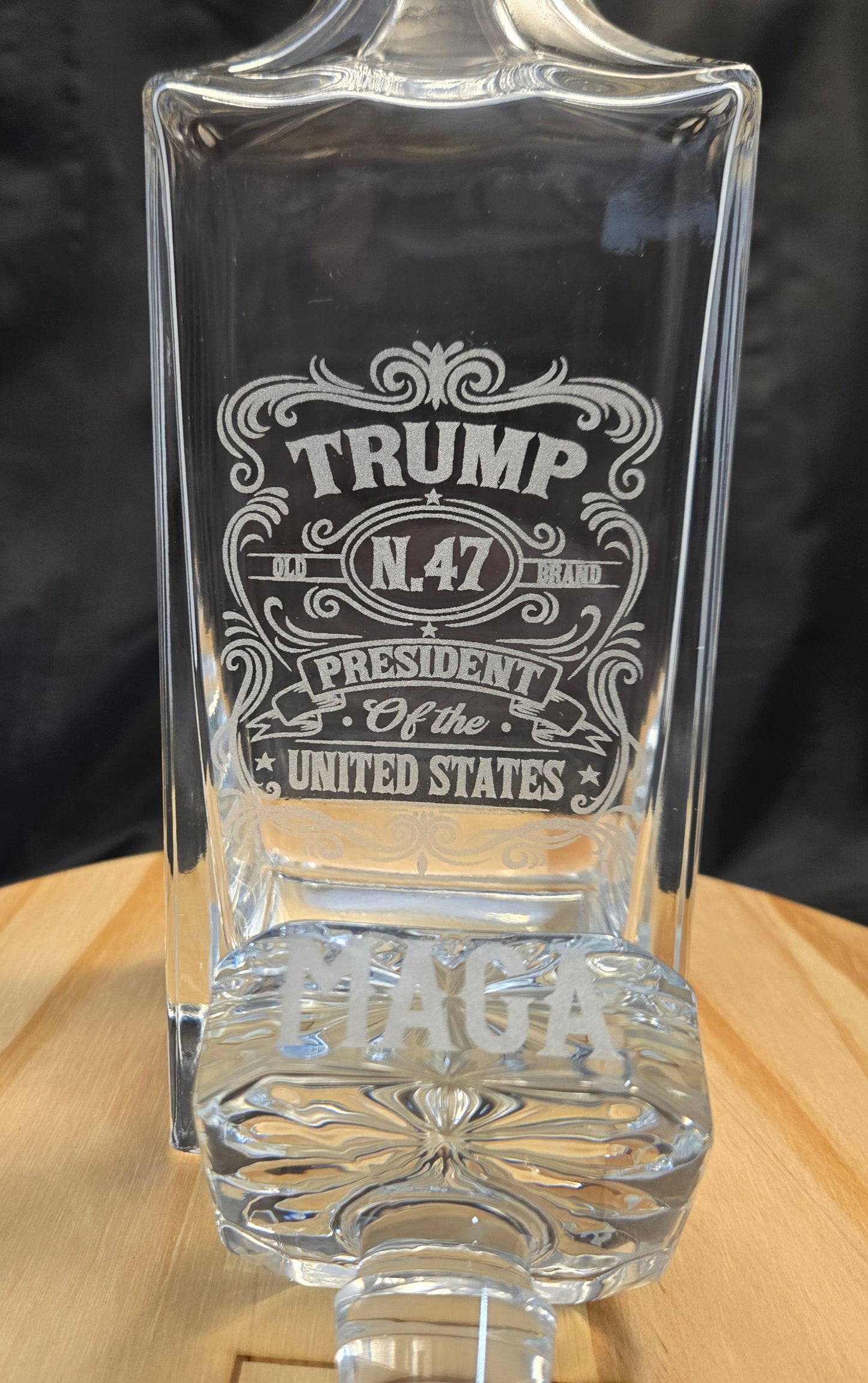 Trump N.47 MAGA Whiskey Decanter