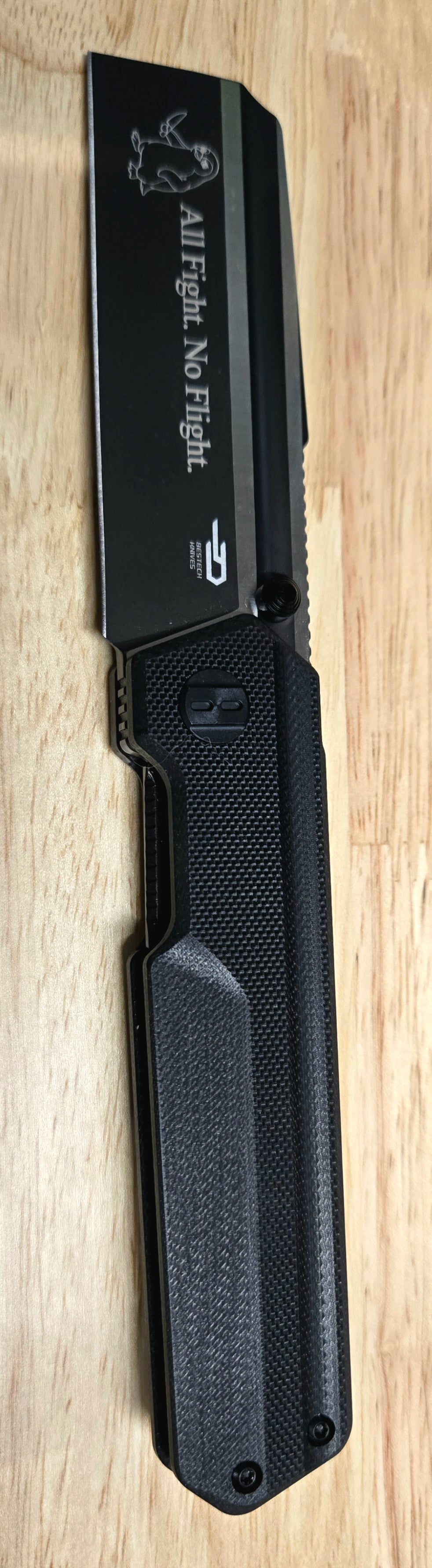 All Fight No Flight Folding Knife
