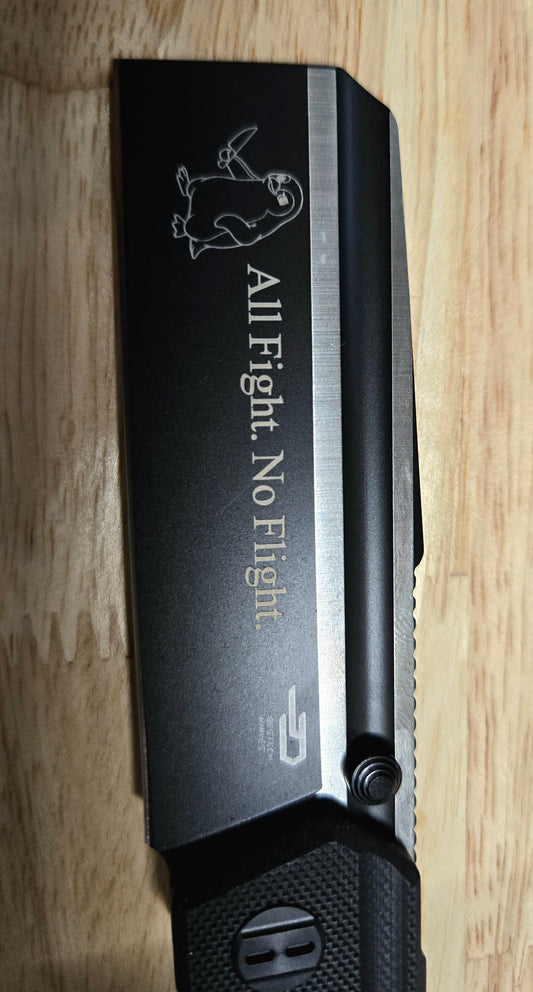 All Fight No Flight Folding Knife