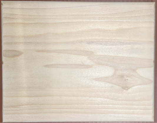 Custom Laser-Engraved Poplar Plaque