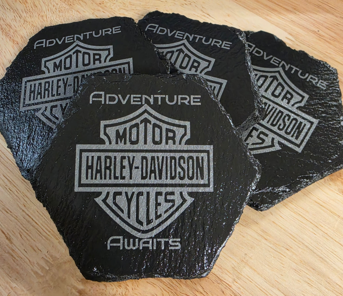 HD Slate Coasters - 4 Set
